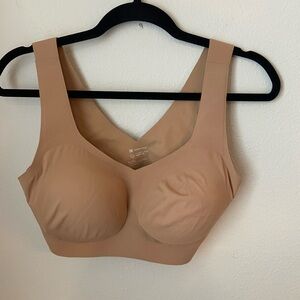 Honeylove SculptWear Seamless Support Bra Nude XL (Fits 38D/DD/E)